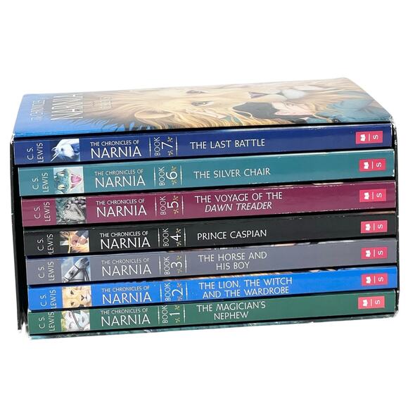 The Chronicles of Narnia: 7 Books Box Set by C.S. Lewis Boxed Set Paperbacks - Picture 4 of 10
